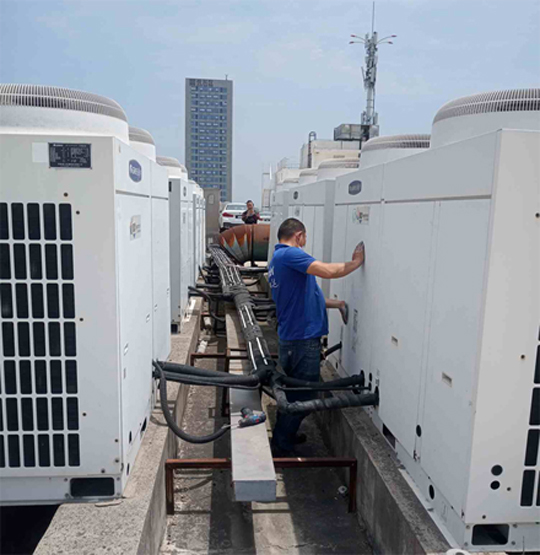 阿克苏中央空调制热和不制冷系统维修方法